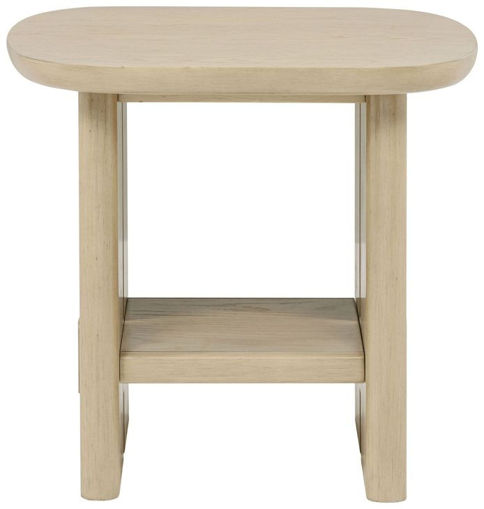 Kailani Beige Oak Square End Table