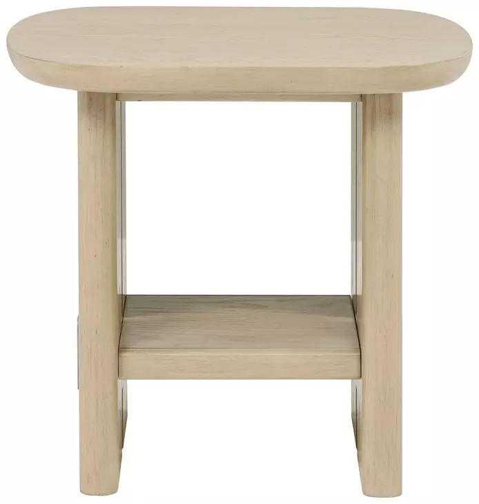 Kailani Beige Oak Square End Table