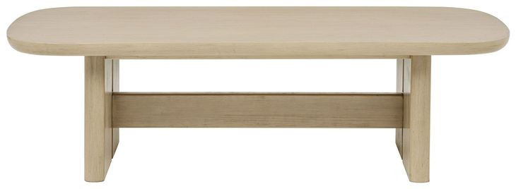 Kailani Beige Oak Rectangular Cocktail Table