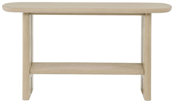 Kailani Beige Oak Rectangular Sofa Table