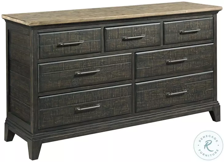 Plank Road Charcoal Farmstead Dresser