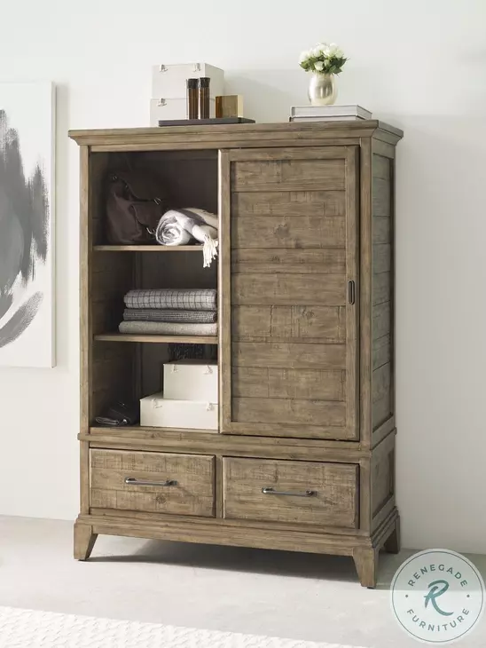 Plank Road Stone Wheeler Door Chest