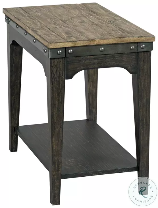 Plank Road Charcoal Artisans Chairside Table