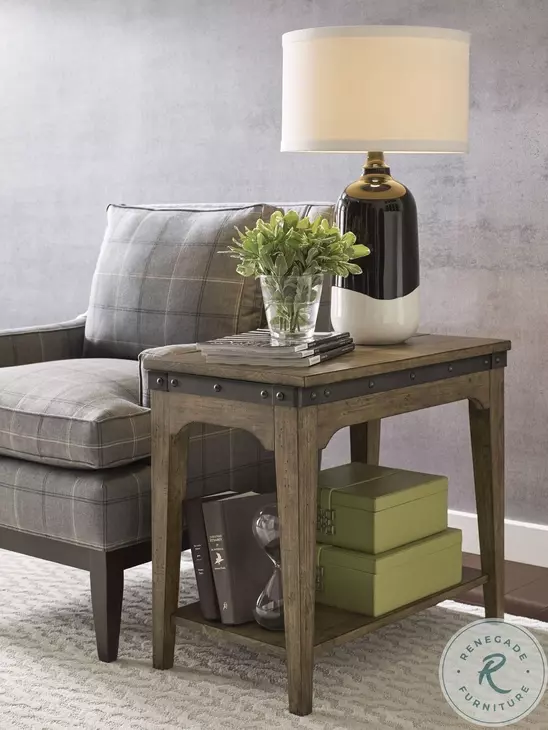 Plank Road Stone Artisans Chairside Table