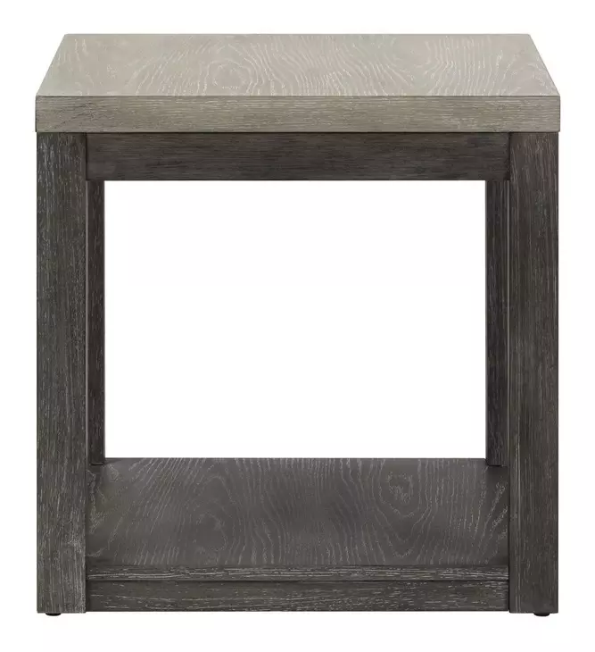 Piedmont Charcoal and Ash Rectangular End Table
