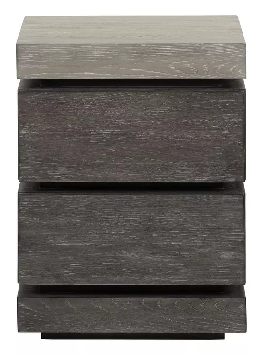 Piedmont Charcoal and Ash Square Chairside Table