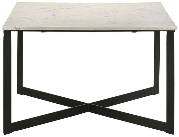 Tobin White And Black Coffee Table