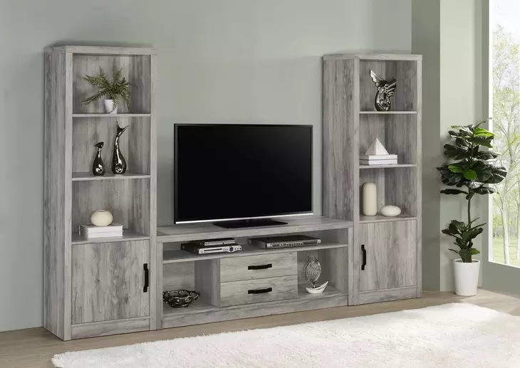 Burke Gray Driftwood Media Tower