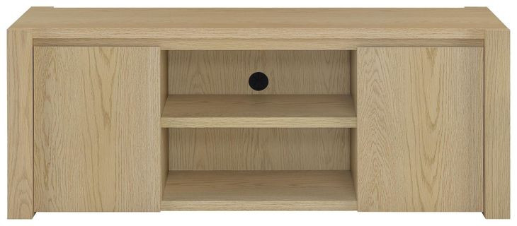 Laurelton Light Oak 60" TV Stand with 2 Doors