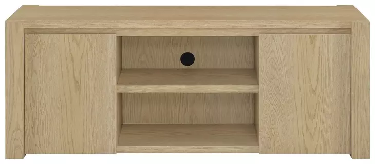 Laurelton Light Oak 60" TV Stand with 2 Doors