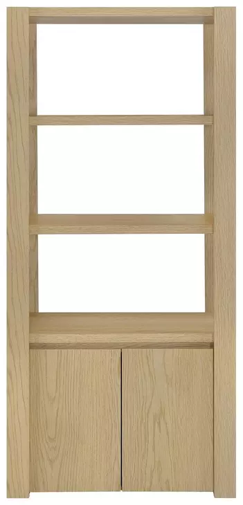 Laurelton Light Oak Media Tower with 2 Doors