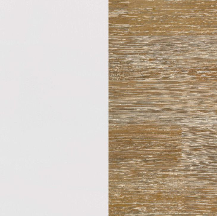 Hollis White And Brown 3 Piece Entertainment Center