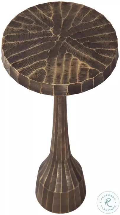 Bowman Antique Brass Accent Table
