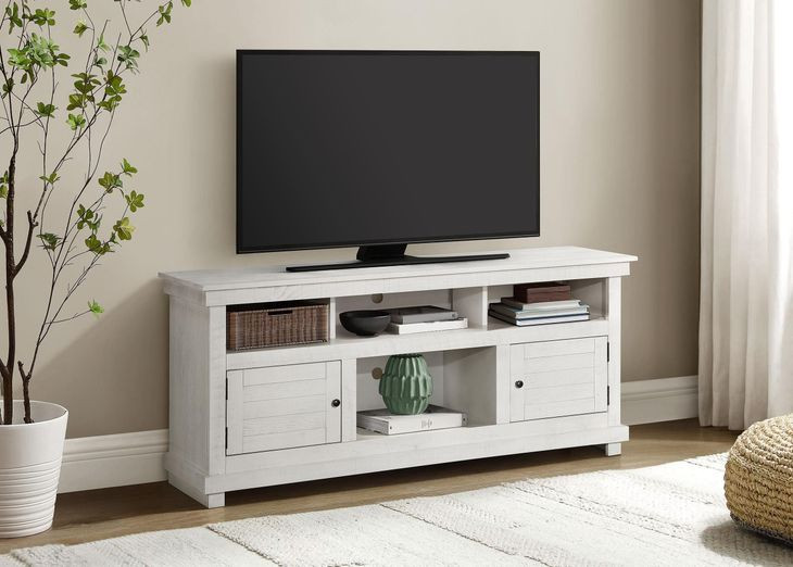 Payne Distressed White 60" TV Stand
