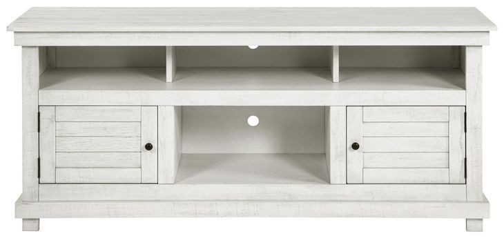 Payne Distressed White 60" TV Stand