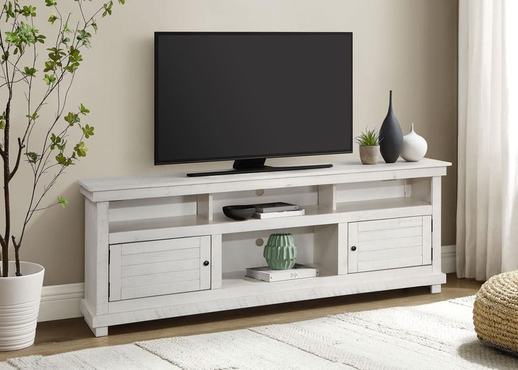 Payne Distressed White 70" TV Stand