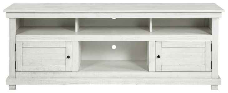 Payne Distressed White 70" TV Stand