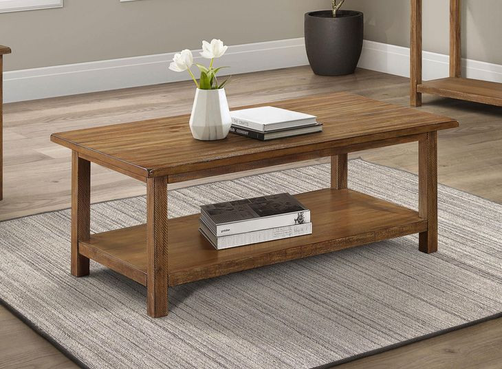 Payne Distressed Brown Coffee Table