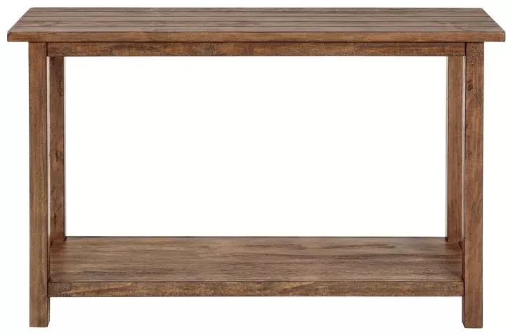 Payne Distressed Brown Entryway Console Table