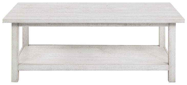 Payne Distressed White Coffee Table