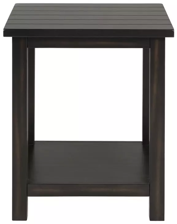 Payne Distressed Java End Table