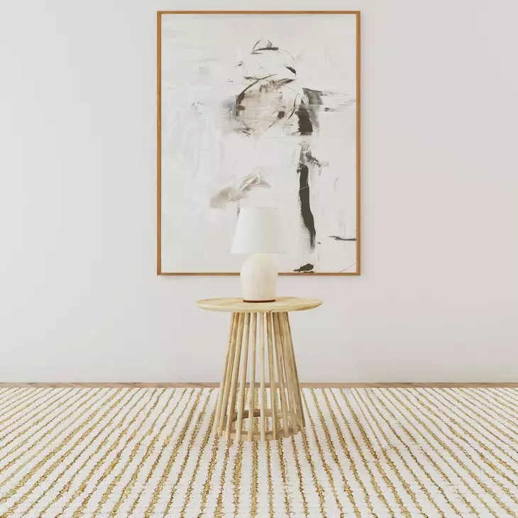 Touhy Natural Mango Round End Table