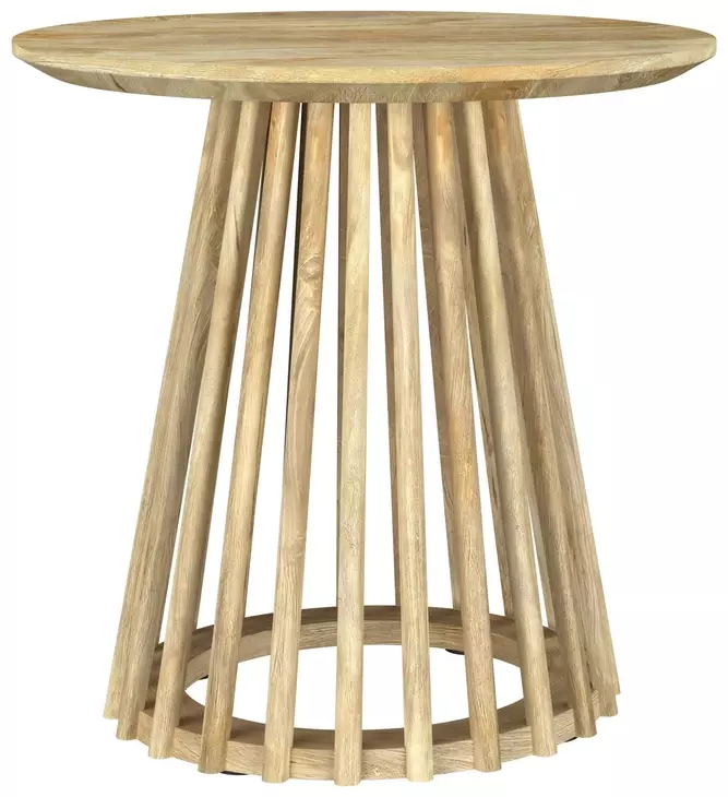Touhy Natural Mango Round End Table