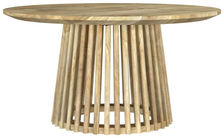 Touhy Natural Mango Round Coffee Table