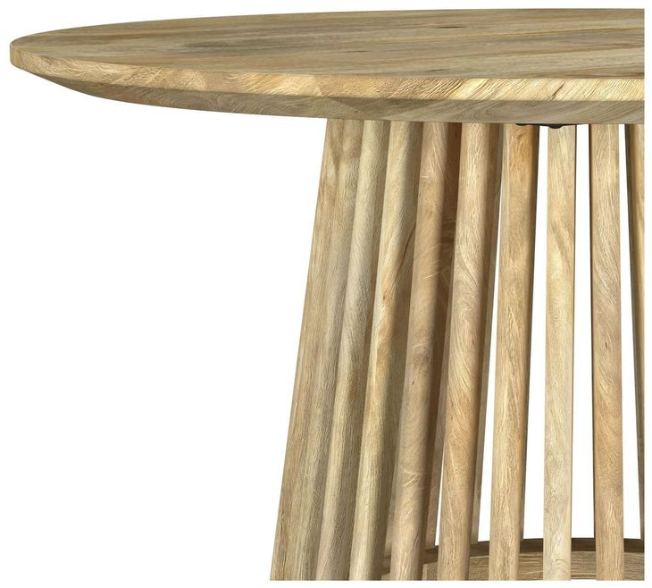Touhy Natural Mango Round Coffee Table