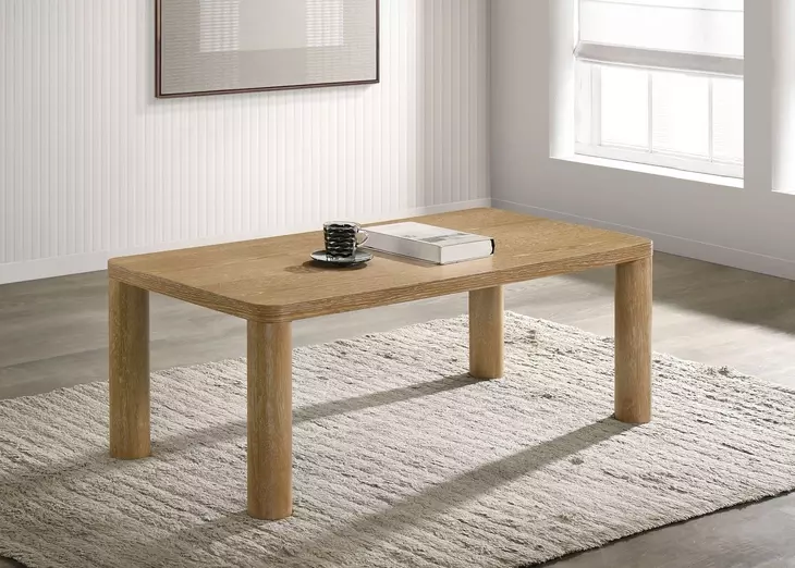 Castlewood Light Oak Rectangular Coffee Table