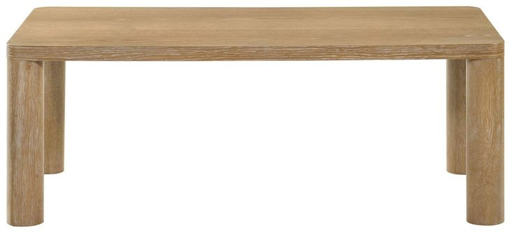 Castlewood Washed Oak Rectangular Cocktail Table