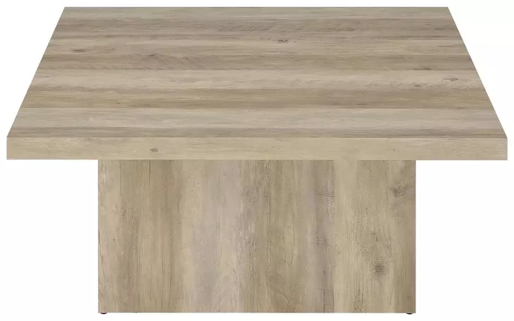 Devar Distressed Pine Square Coffee Table