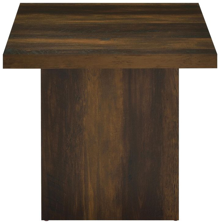 Devar Dark Pine Square End Table