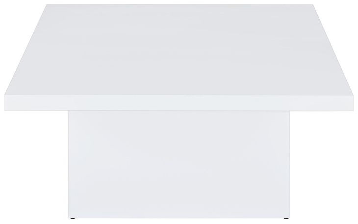 Devar White Square Cocktail Table