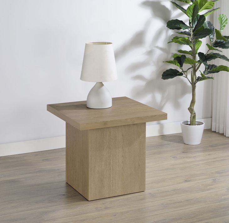 Devar Latte Square End Table