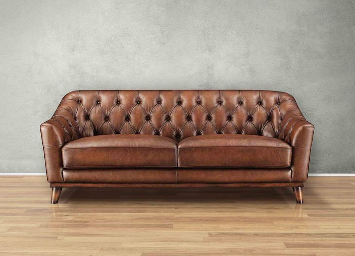 Lorwell Mocha Leather 84" Sofa