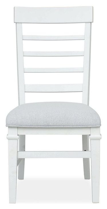 Charleston White Upholstered Side Chair Set of 2