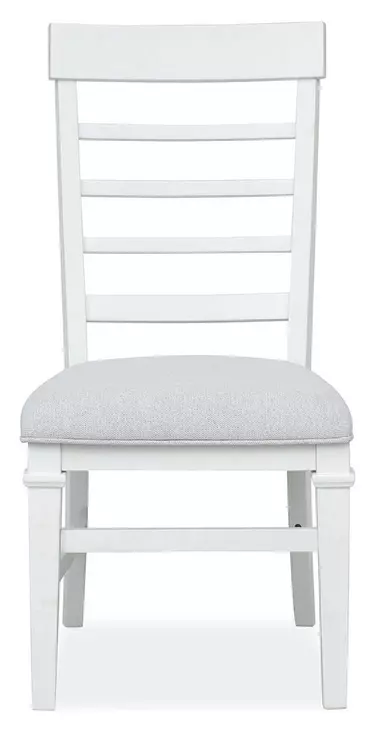 Charleston White Upholstered Side Chair Set of 2