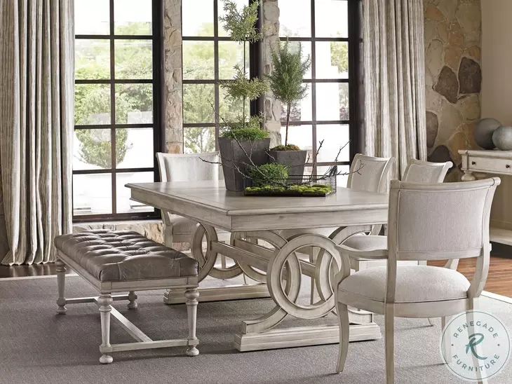 Oyster Bay Bellport Leather Bench