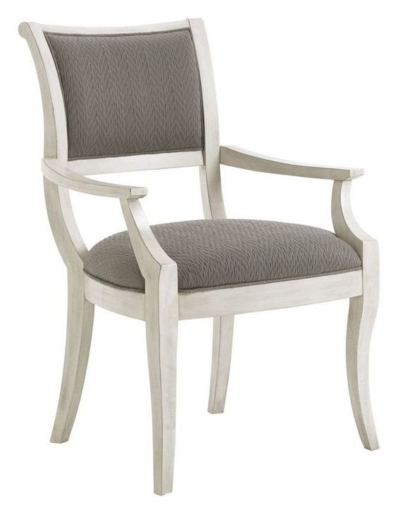 Eastport Oyster Bay Gray Upholstered Arm Chair