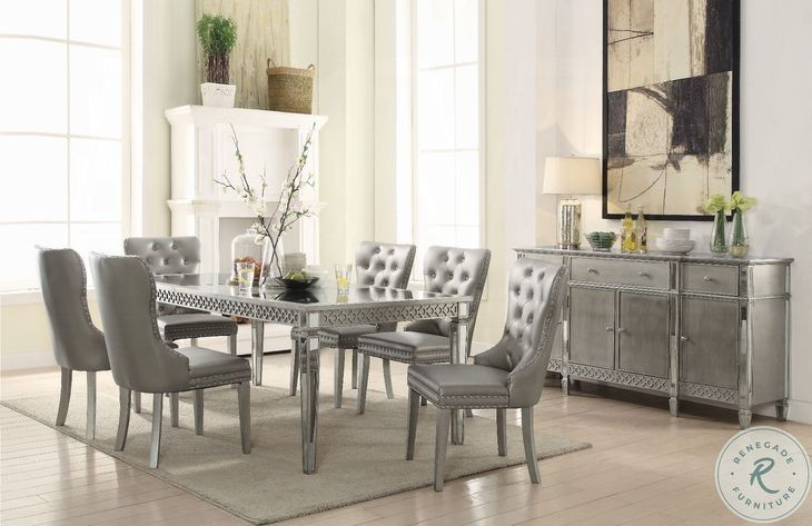 Kacela Champagne Side Chair Set of 2