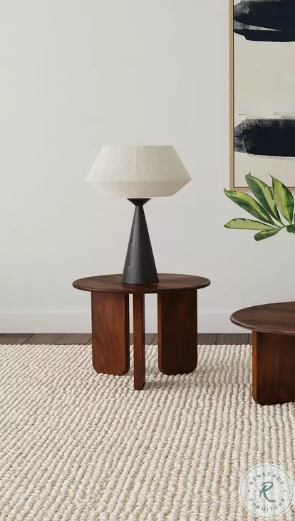 Dale Brown Round End Table
