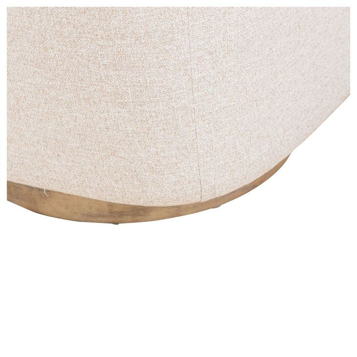 Nora Nathan Ginger and Light Brown Upholstered Swivel Accent Chair