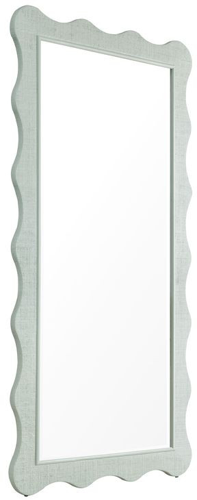 Commerce and Market Green Rectangular Wall Mirror