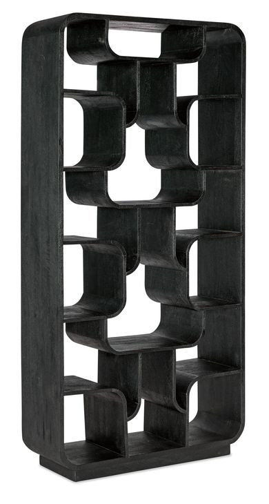 Bazaar Living Black Sloane Home Office Etagere