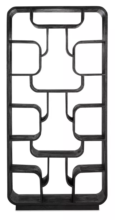 Bazaar Living Black Sloane Home Office Etagere