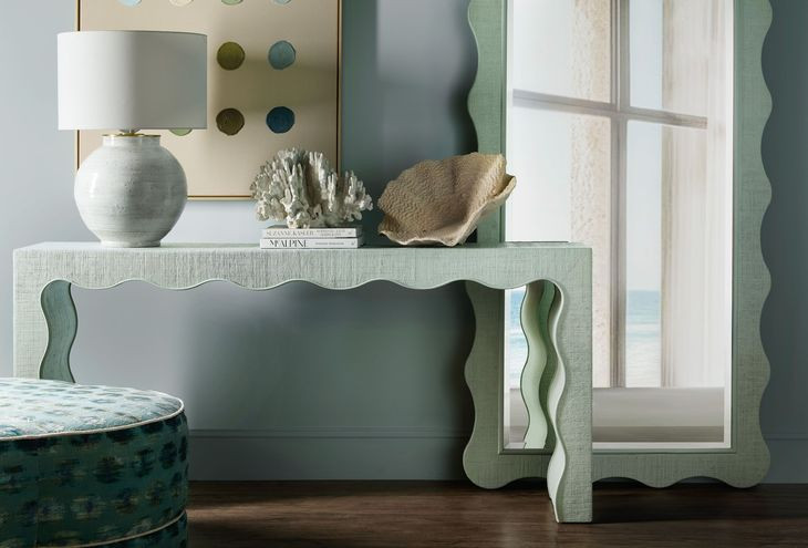 Bazaar Living Blue 72" Console Table