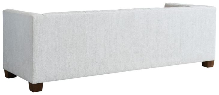 Emilia Kitano White 98" Sofa with Pillows