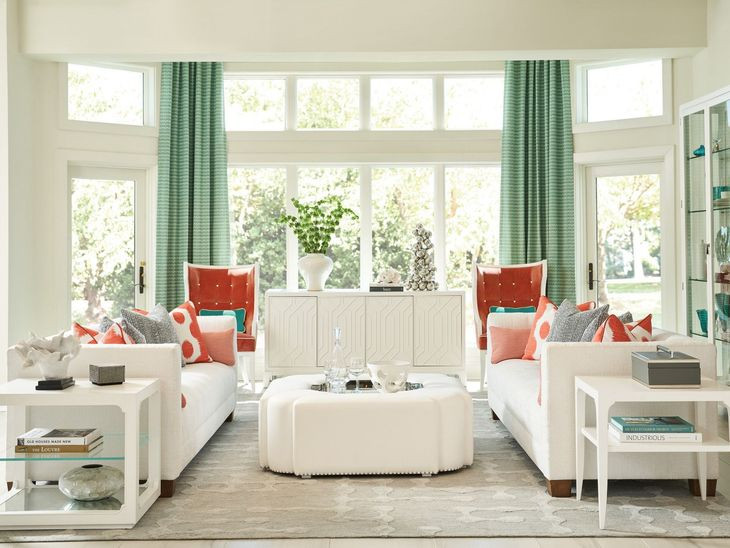 Emilia Kitano White 98" Sofa with Pillows