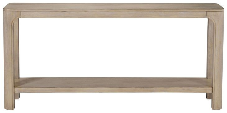 Solano Weathered Mango Rectangular Console Table